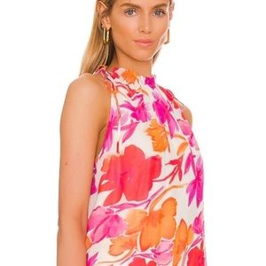 Milly peony print top